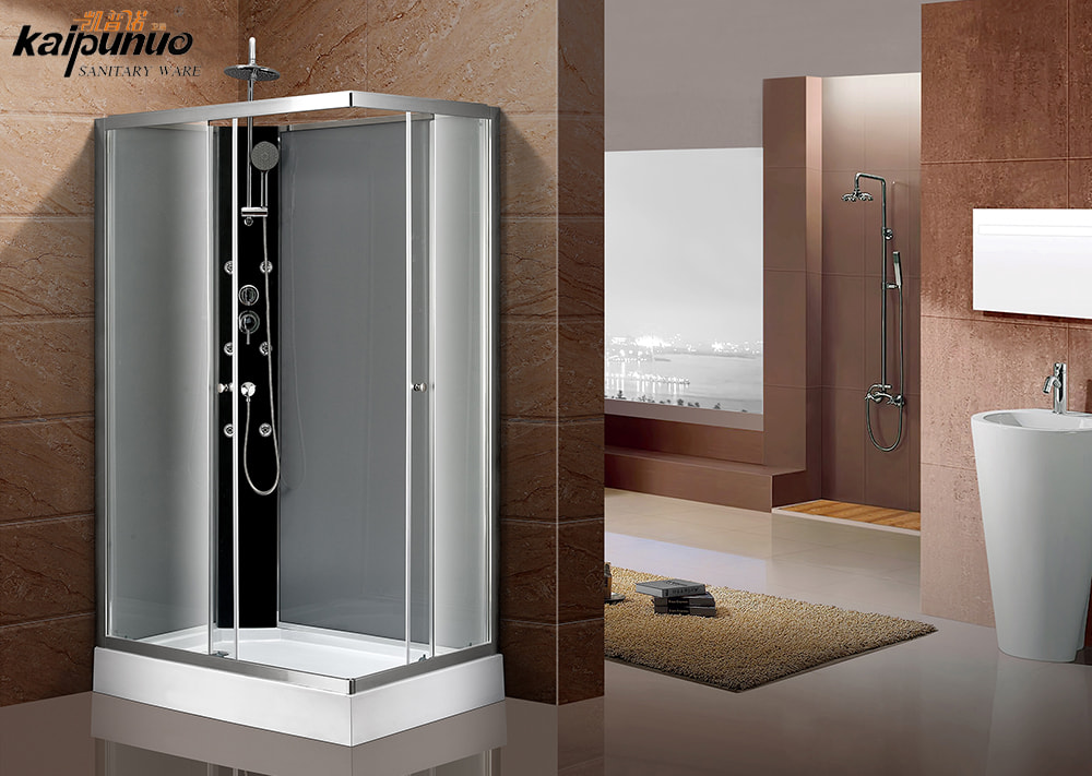 Európsky štýl Rýchlo nainštalujte sprchovú kabínu s posuvnými dverami